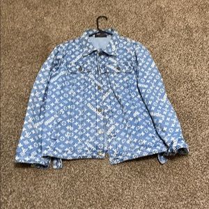 Custom LV jean jacket